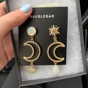 Half Moon Asymmetrical Earrings